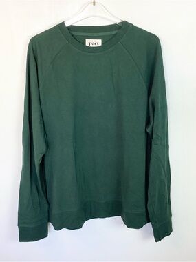 NWOT Pact Organic Cotton Airplane Long Sleeve Crew - Mountain View - XL